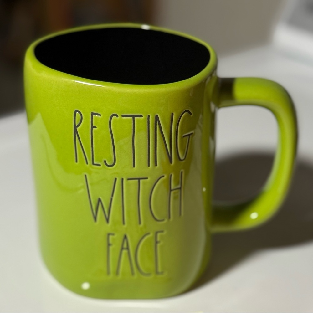 Rae Dunn 'Resting Witch Face' Mug